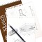 Sketch Pad 50 Sheet 6" X 8", Top Bound Spiral Sketchbook Drawing Pads, Sketching Paper Coloring Book for Artist Kids School, 1-Pack